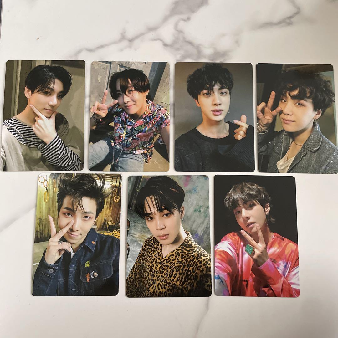 

[USED] BTS trading cards Bangtan Tae Jungkook Jimin Jin Nam Suga Hoseok