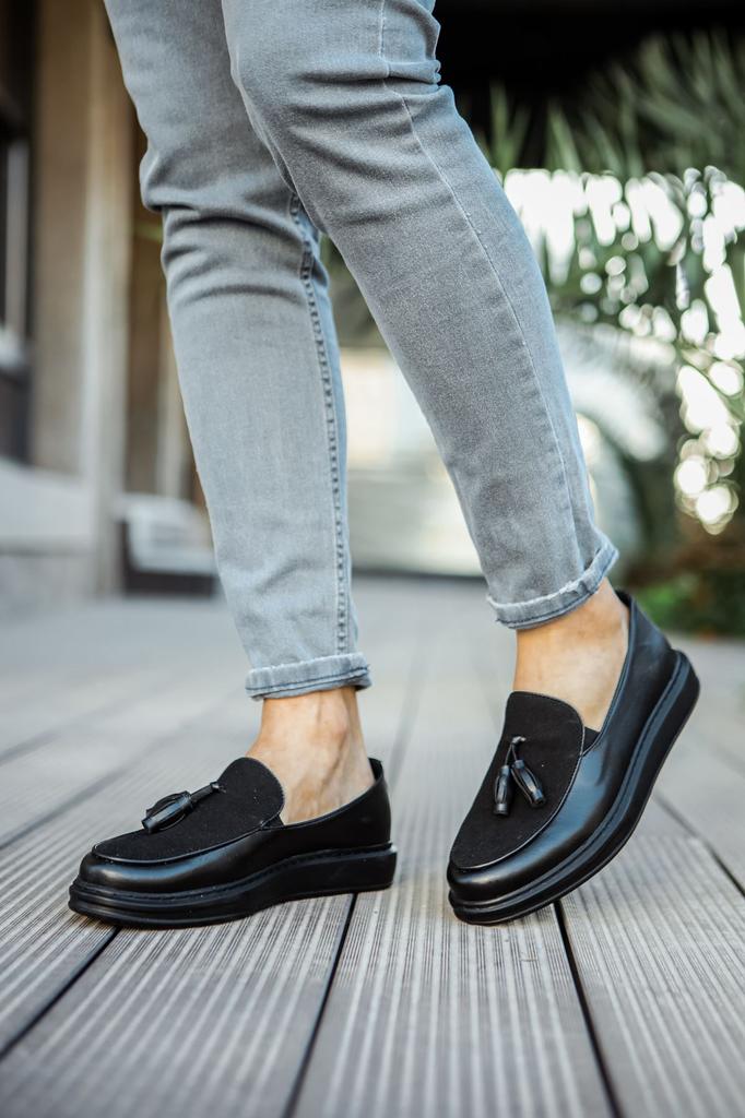 Chekich H Neue Kollektion CH002 Klassischer Loafer Pelle Schuh Weiß Schwarz Braun Tan