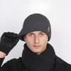 Hat Winter Cold Proof Knitted Hat Plus Velvet Thickened Warm Men's Wool Hat Cotton Hat Winter Riding Wind Proof Cold Hat