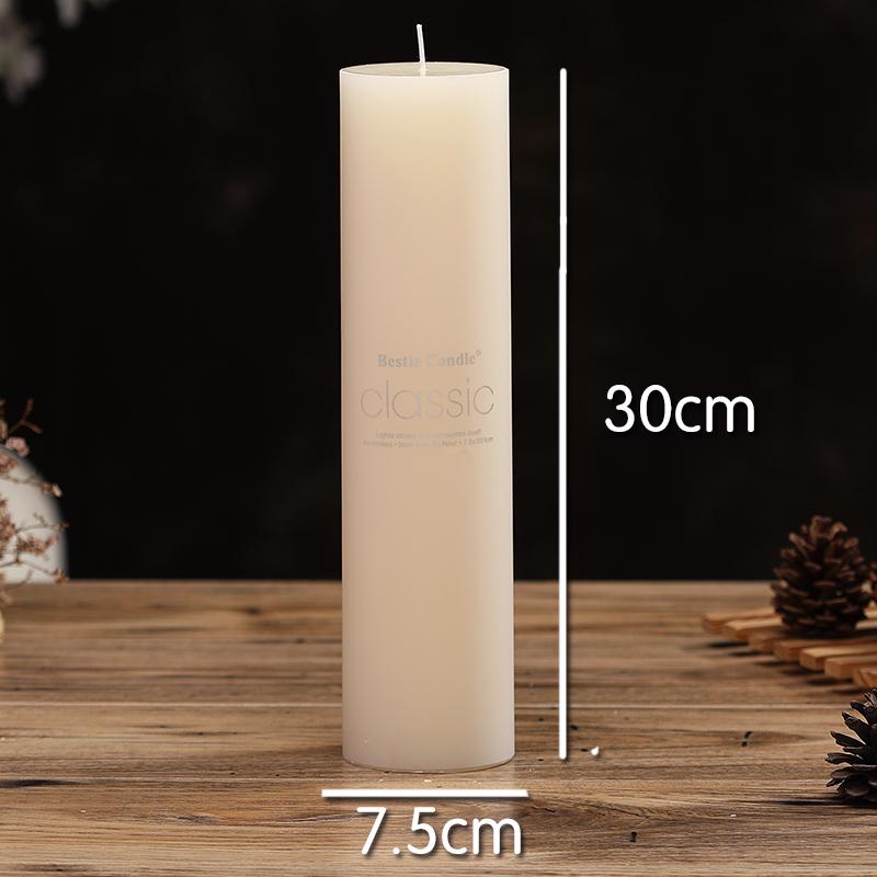 Scentless Smokeless Cylinder Candles for Weddings, Birthdays, Romantic Decor, Hotel, Church, or Dining.