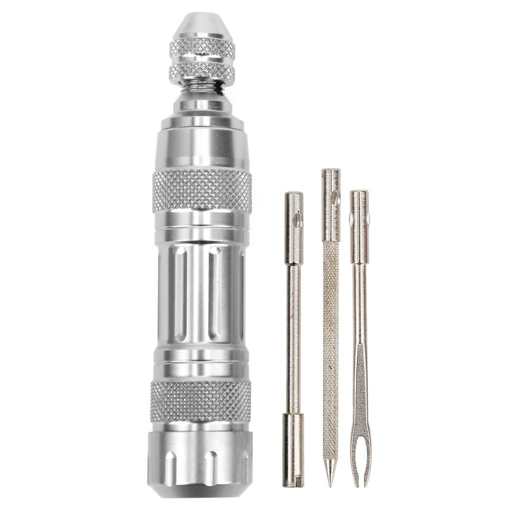 Portable Mountain Bike Aluminium Alloy Tyre Repair Tool Vacuum Adhesive Tape Grinding Rod