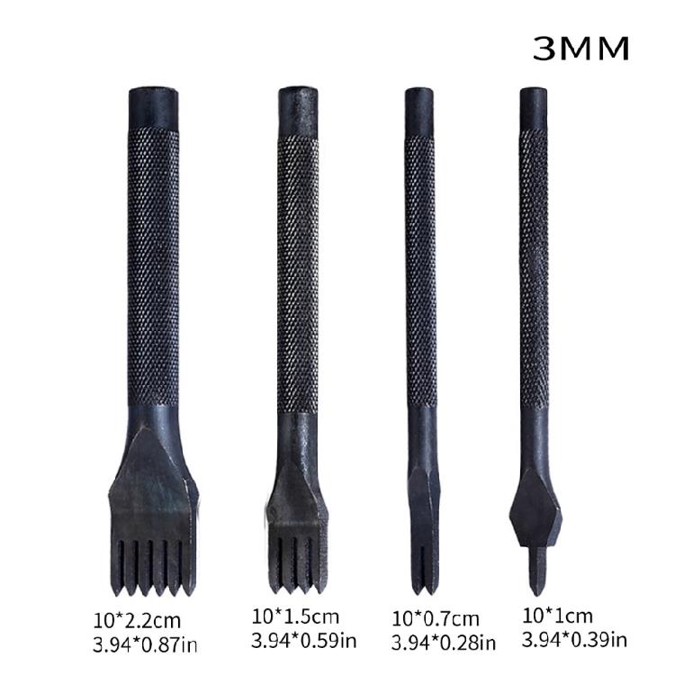 Leather Craft Lacing Stitching Tool Professional Prong Punch Tools  Hole Punches