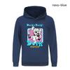 Girls Versatile Printed Comfortable Hooded Sweater Casual Loose Hoodies Sweatshirts Girls