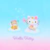 Sanrio Hello Kitty A4 Průhledný pořadač s 5 kapsami ( Fantasy Anděl ) Japonsko NOVÉ Postavičky Sanrio