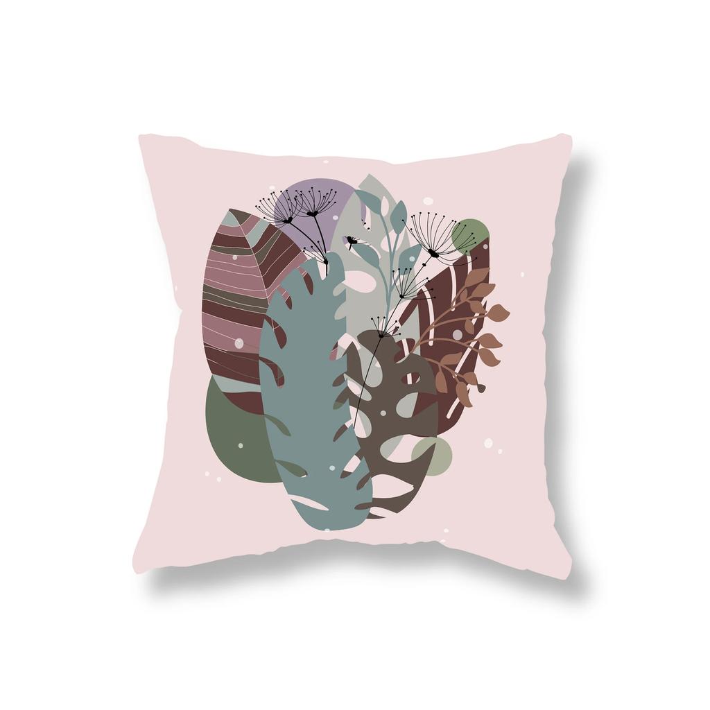 Pumpkin Cat Throw Pillow Cover Bohemian Abstract Simple Geometric Set Sofa Decor Room Office Game Chair Cushion  Home