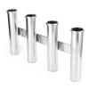 Fishing Rod Holder 4 Tube Racks Vertically Mounted Stainless Steel Hardware for Marine Yacht Boat