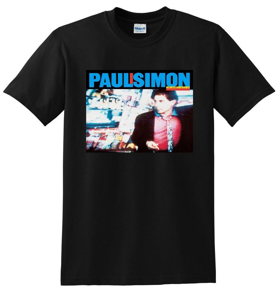 PAUL SIMON T SHIRT hearts and bones vinyl cd cover SMALL MEDIUM LARGE XL Unisex T-Shirt S