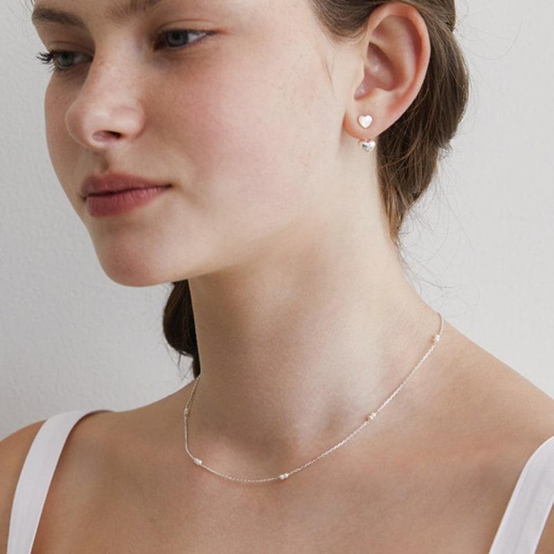 Tatiana (925 Silver) Pearl Connect Chain Necklace NZ2411