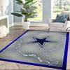 Dallas Area Rug Design for Playrooms Kitchen Hallway Decorate Room Anti-slip Rug Decorate Offices Gift for Festivals