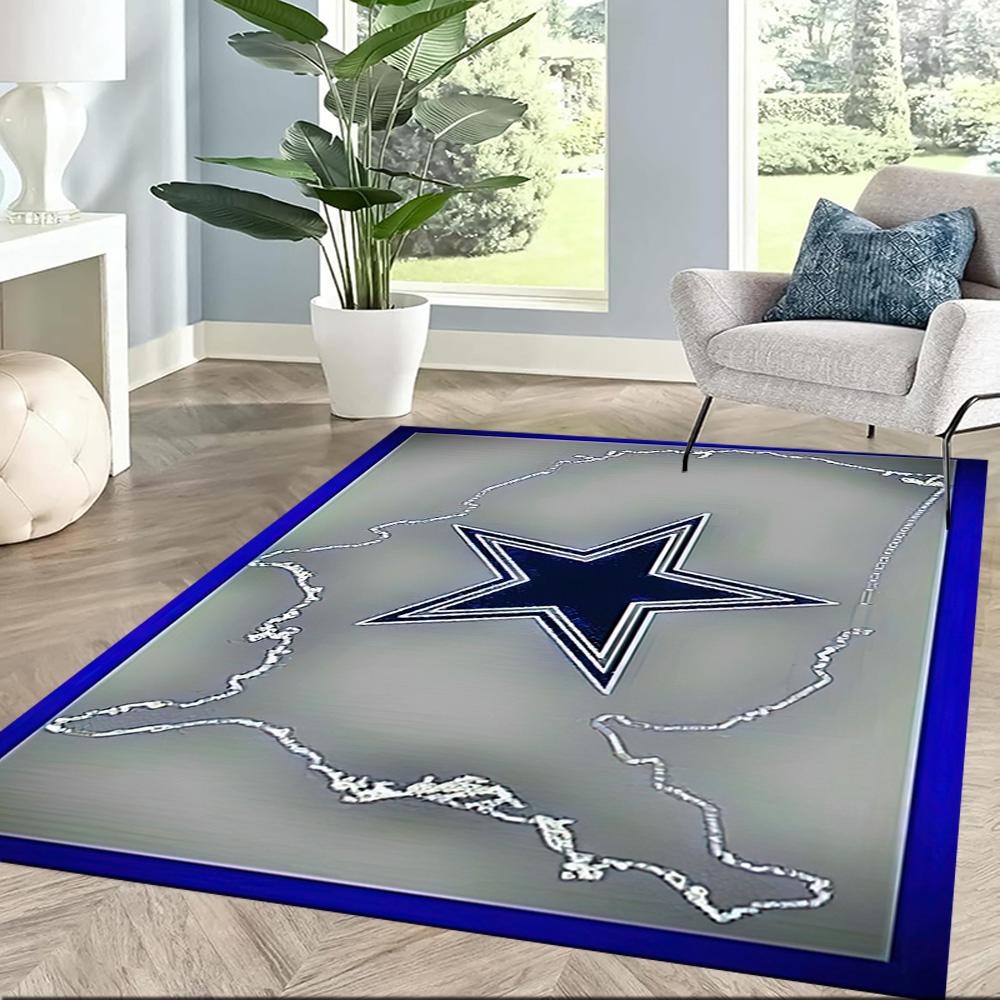 Dallas Area Rug Design for Playrooms Kitchen Hallway Decorate Room Anti-slip Rug Decorate Offices Gift for Festivals