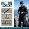 50PCS with Barbed Fishing Treble Hook Sharpened Round Bend Hook Treble Hook  Fishing Enthusiasts