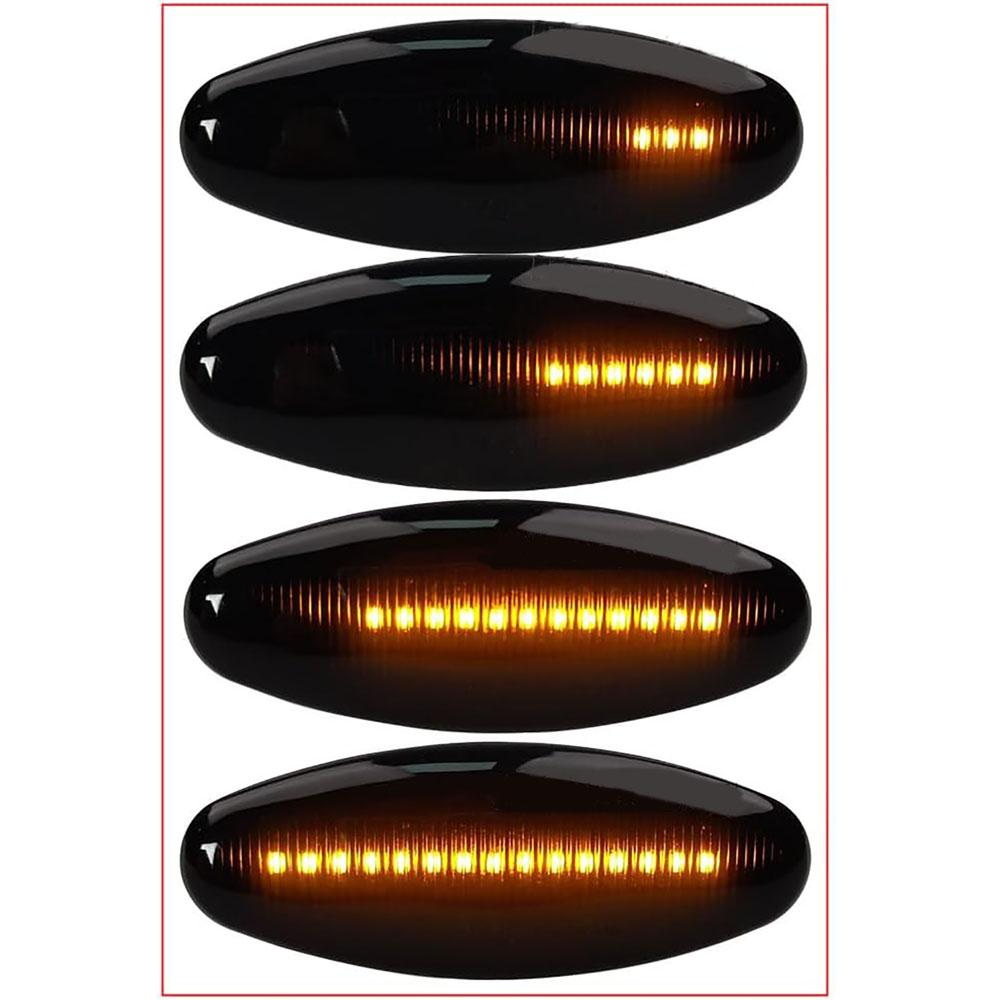 1Pair LED Dynamic Side Marker Light Indicator For Jaguar XK8 S-Type XJ X350