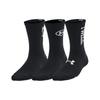 Crew Socks Women's 3 Pack Black 1382942-001
