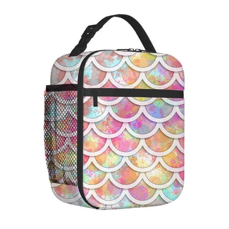Kids Insulated Lunch Bag With Full-Print Football Design Portable Cooler School Daycare Outdoor Activities