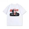 KaUnisex Rider Animation Peripheral Joint Summer Short Sleeve TShirt Unisexs Interior Clothes Pure Cotton Casual Trend Top