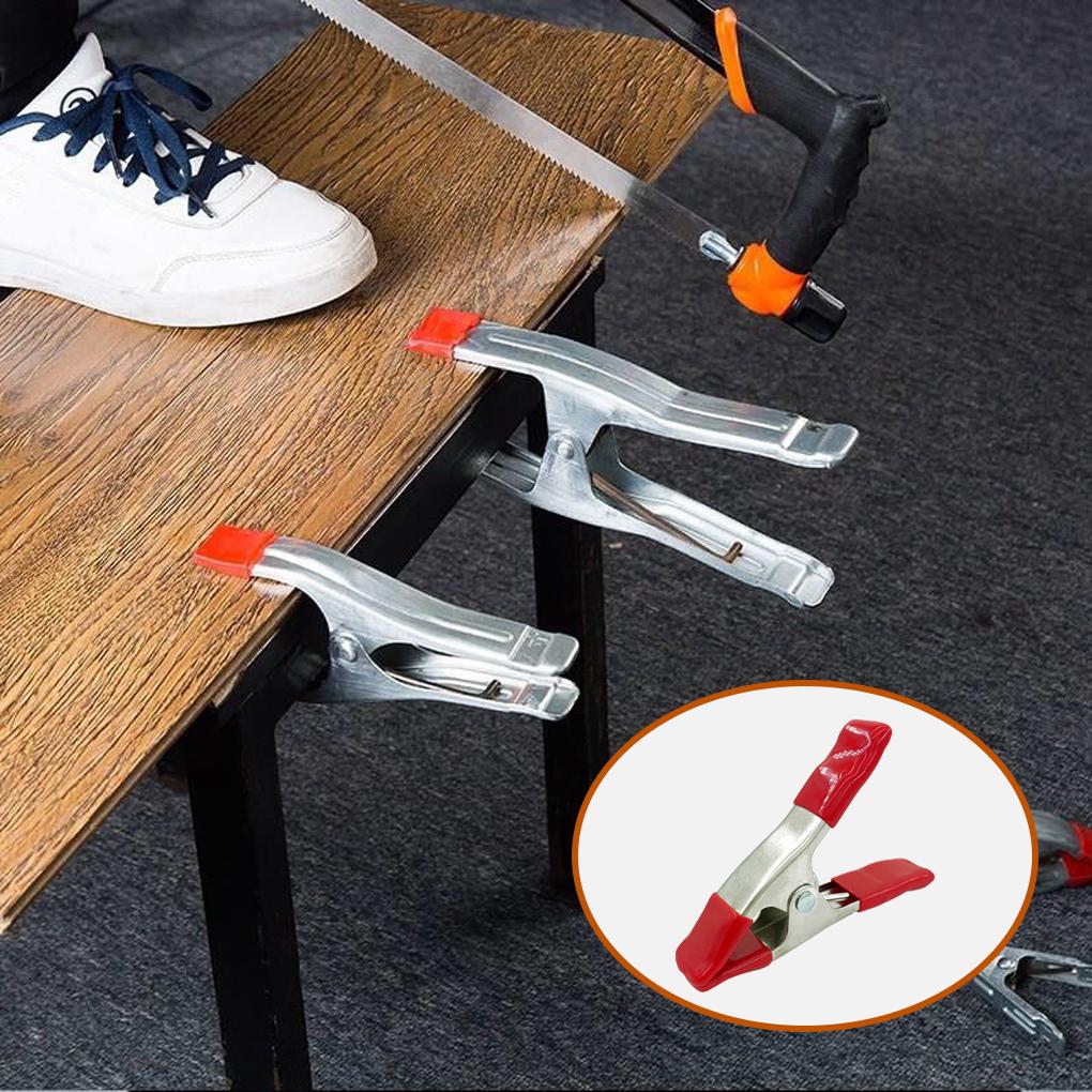 Portable DIY Crafting Metal Spring Clamp Nonslip Photography Woodworking Clip A Shaped Fastening Tool Carpenter Accessory