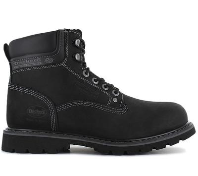 Botas de 6 polegadas - Botas de Inverno Masculinas Forradas Couro Preto 23DA104-400100 ORIGINAL