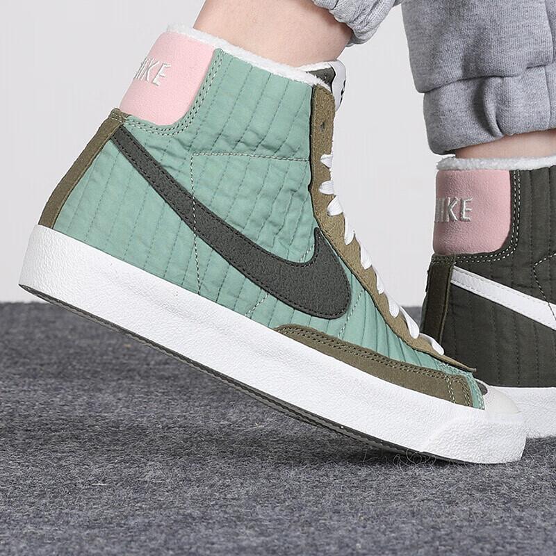 Nouvelles Nike Blazer Mid 77 Vert Pétrole GS DO5216-331