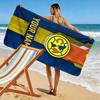 Custom Name Club Amrica Print Beach Towel, Large Soft Quick Dry Towel for Beach Camping Swimming