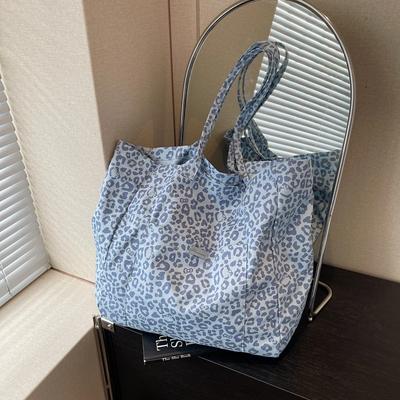 CANVAS Hasp Leopard Shoulder Bags New Fashi Large Capacity Women's Bags  Sale 2026 Retro Design Commute Women's Handbags