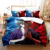 Anime Rurouni Kenshin Bedding Set Boys Girls Twin Queen Size Duvet Cover Pillowcase Bed Kids Adult Fashion Home Textileextile