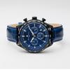 Salvatore Marra Chronograph Men's Leather Belt SM23104-BKNV Wrist Watch