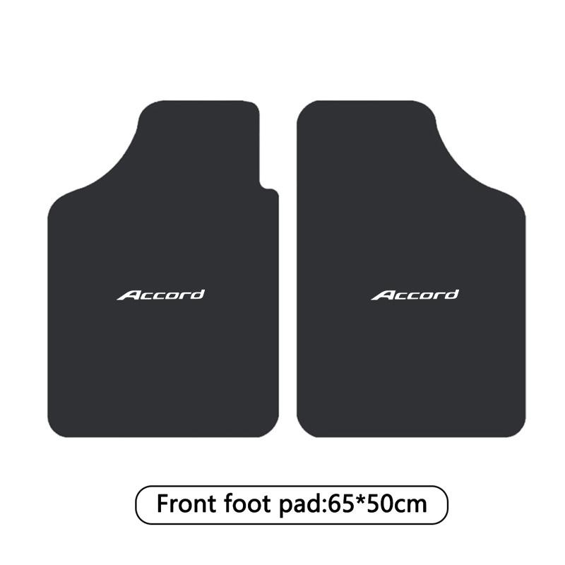 2/4PCS Car Interior Floor Mats Front & Rear Non-slip Carpet Pad For Honda Accord Civic CRV HRV Fit Jazz City Odyssey Accessories KU9