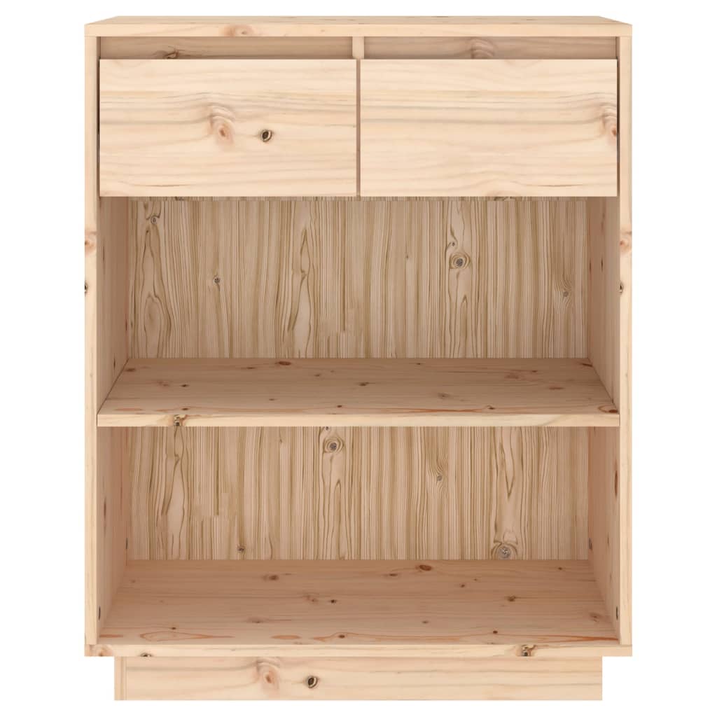 Tables Console Cabinet 60X34x75 Cm Solid Wood Pine