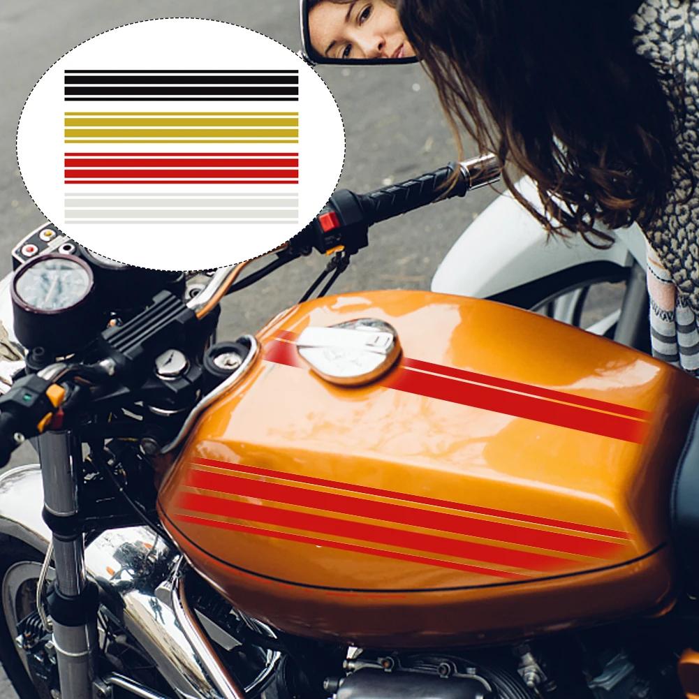 55cm Motorcycle Stickers Car Motorcycle DIY Fuel Tank Cover Reflective Stickers Waterproof for Racing Motorcycle Accessories
