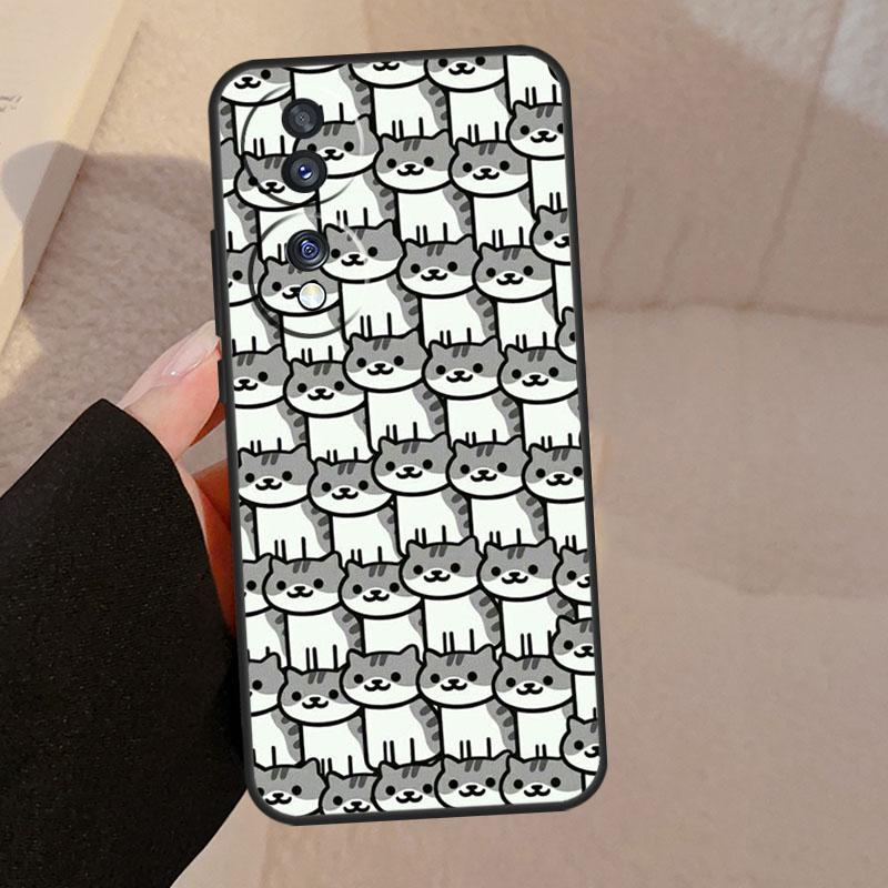 Funny Cute Cats For Honor Magic 8 7 6 5 Lite Case For Honor 400 Pro 200 50 70 90 X8c X8b X9d X9b X9c Win RT
