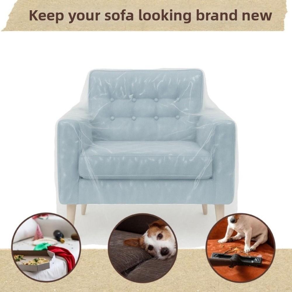 Transparent Recliner Chair Cover Waterproof Armchair Slipcover Furniture Protector  Pets Protection