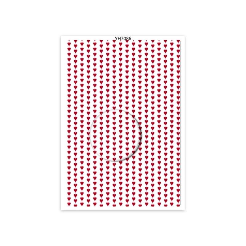 Valentine Love Heart Transfer Paper 95x138mm Clay Earrings Water Soluble Transfer Paper for Jewelry Making