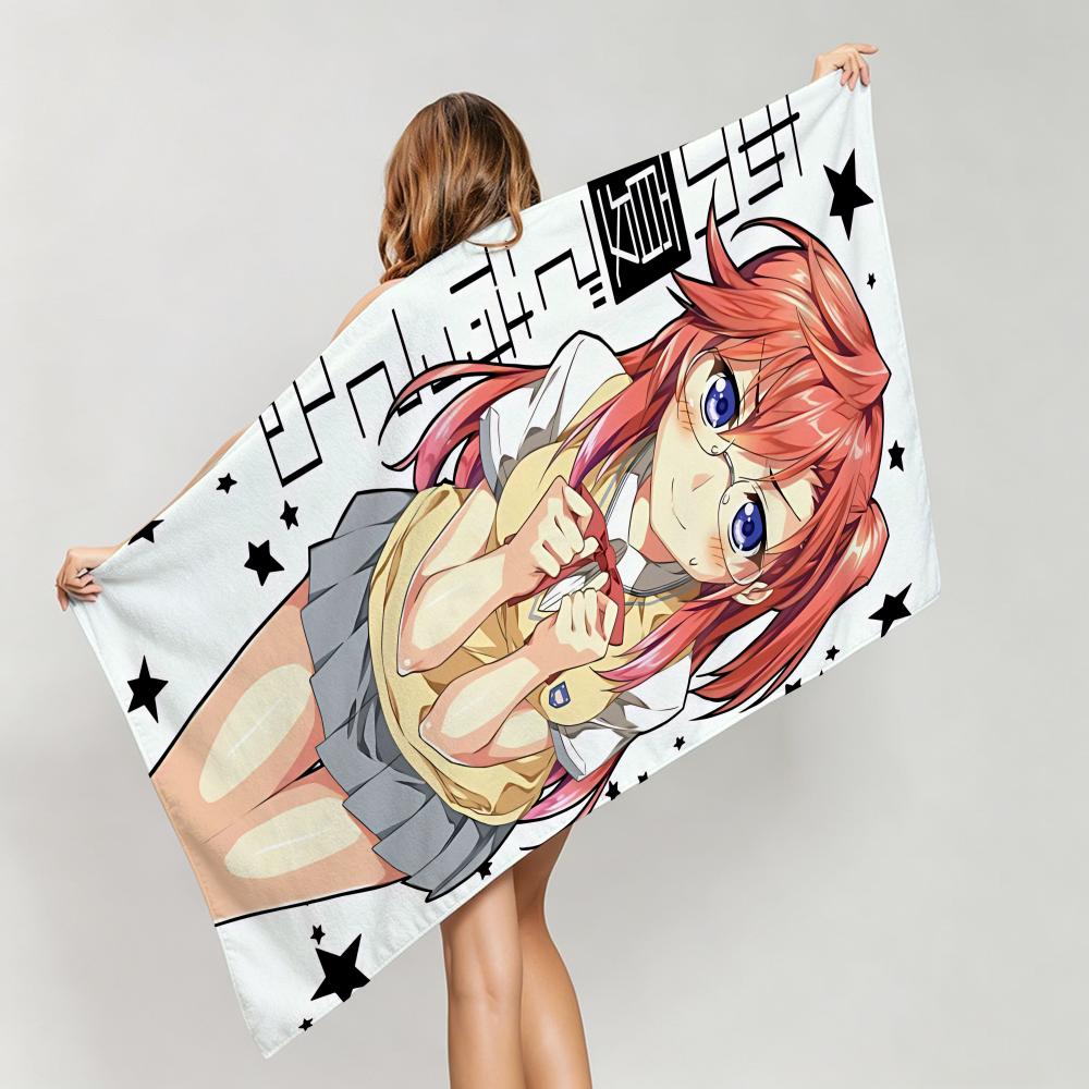 Nostalgic W-Waiting in the SummerS Towel Five-Star Hotel Quality Eco-Friendly Ultra Soft Thick Towels & Beach Towels