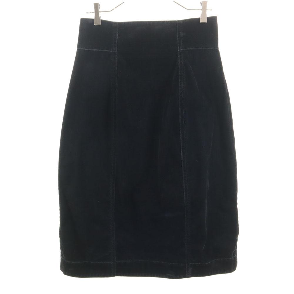 

MARNI made in Italy Moleskin Knee length skirt 40 black Women Used