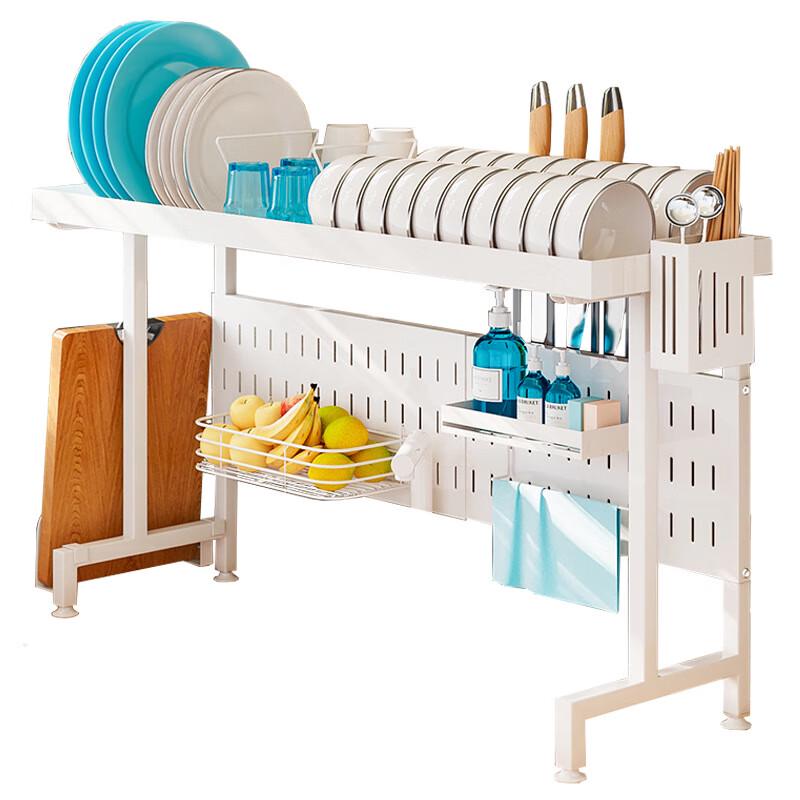 Ret retractable stainless steel kitchen sink dish rack