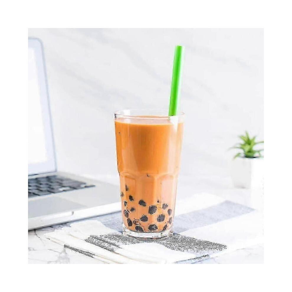 (1000PCS) 300/500/1000pcs 10.3in Jumbo Straws Smoothie Straws Milkshake Straws Extra Wide Extra Long Assorted Bright C
