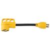Twist Lock RV Power Cord Cable Adapter 30A Turn To 50A 125/250V