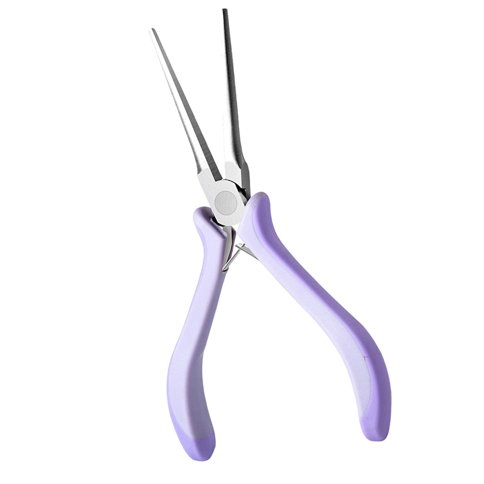 

Профессиональные акриловые УФ-гелевые щипцы для моделирования ногтей из нержавеющей стали с изгибом C, маникюрные инструменты для дизайна ногтей фиолетовый