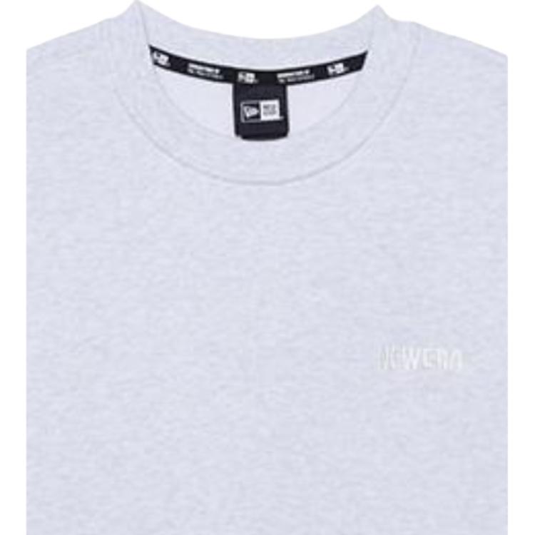 New Era FW22 Solid Color Fleece Lined Long Sleeve Pullover Minimalist Sweatshirt Unisex sweatshirt Gray 13338623