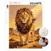 Majestic Lion Pearl Kit 5D DIY Rhinestone Art Craft for Home Desktop Decoration Relaxing Handmade Gift