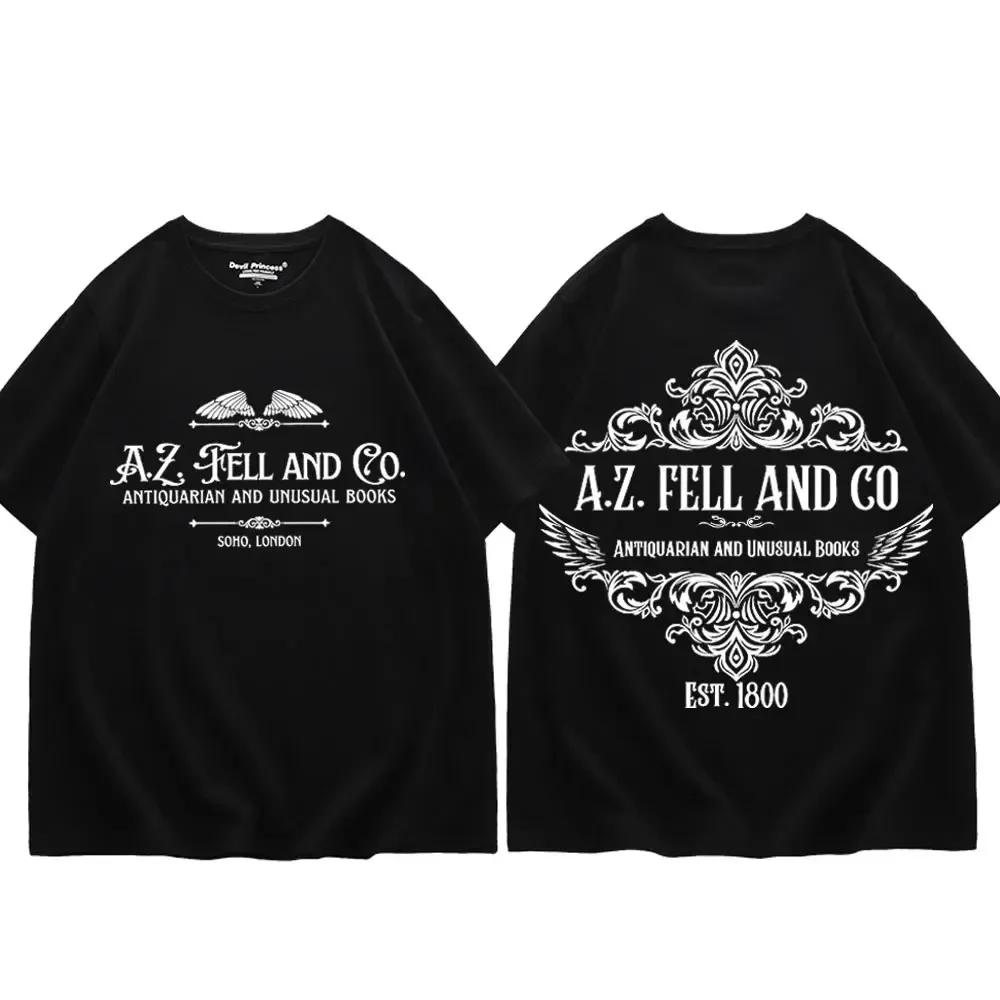 

TV Play Good Omens Print T Shirts Men Women High Street Fashion Oversized T-shirts Summer Trend Vintage Short Sleeve T-shirt XXXXL