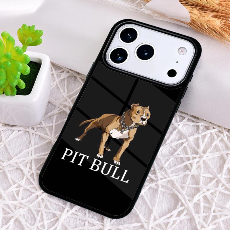 Pit Bull Lovely Pet Dog Pitbull Soft Shockproof Phone Case for iPhone 17 Air 16e 15 11 12 14 13 Pro Max Cover Coque