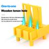 Woodworking Dowel Handheld Drill Guide and Hole Saw Tool 6/8/10mm Drill Bit For Carpentry Straight Hole Locator Clamp