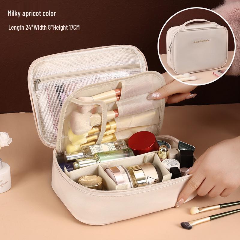 

Premium Large Capacity Multifunctional Makeup Bag with Handle 24x8x11 cm