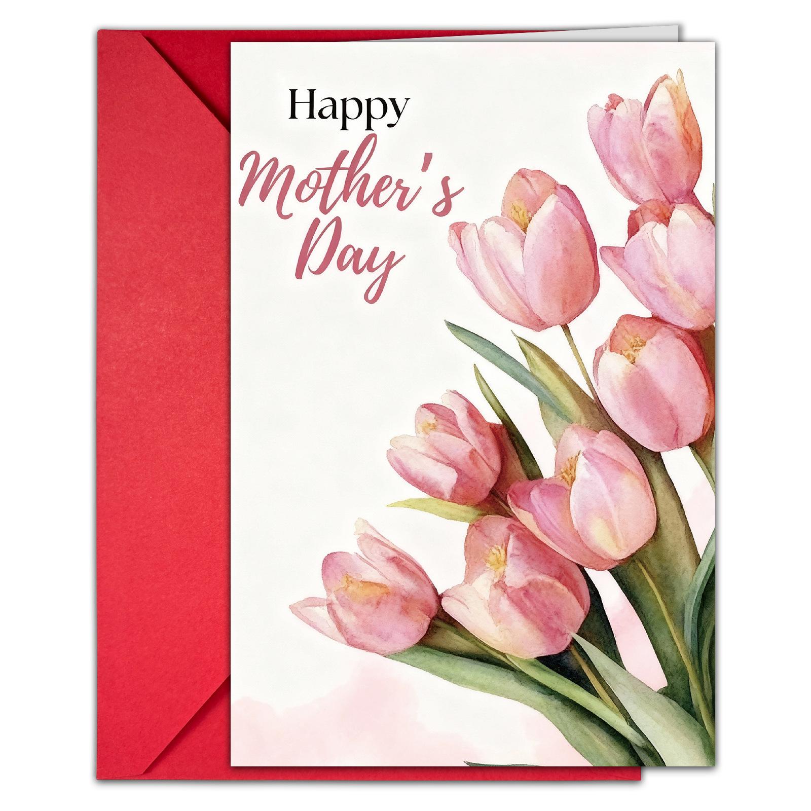 

Mother S Day Greeting Card Romantic Bouquet Thank You Card Envelope Greeting Card Set Thanksgiving Gift Card T020401740