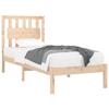VidaXL Bed Frames Solid Pine Wood 100x200 Cm 3103923