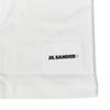 Jil Sander Plus Logo Short Sleeve Crew Size XS Women's T-Shirt, Neck, White, (J40GC0001, J45048)
