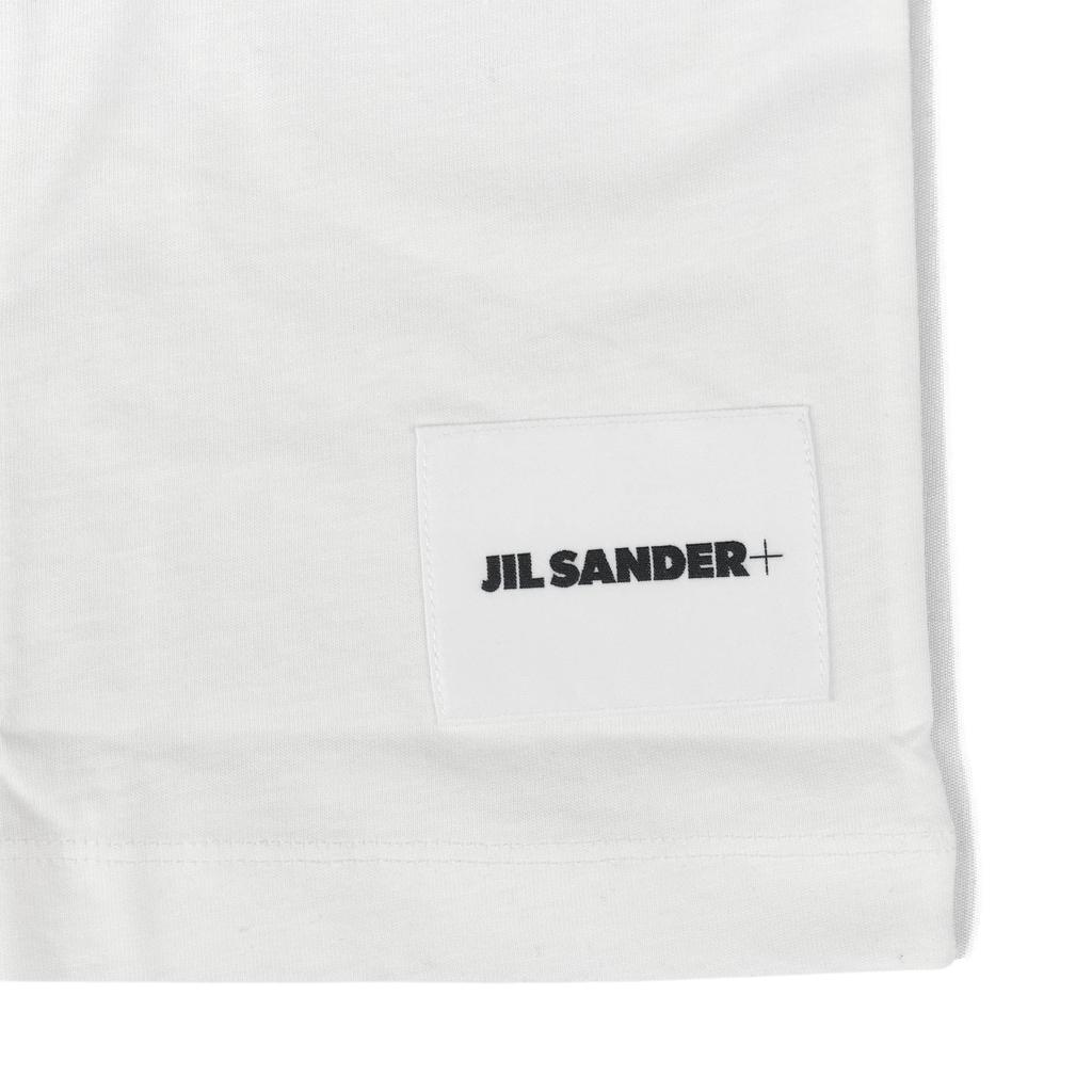 Jil Sander Plus Logo Short Sleeve Crew Size XS Women's T-Shirt, Neck, White, (J40GC0001, J45048)