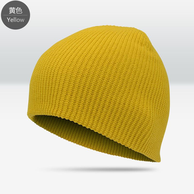 Autumn and winter thin wool hat men's hat women's knitted hat men's warm trendy headhat children's hat cold hat melon fur hat