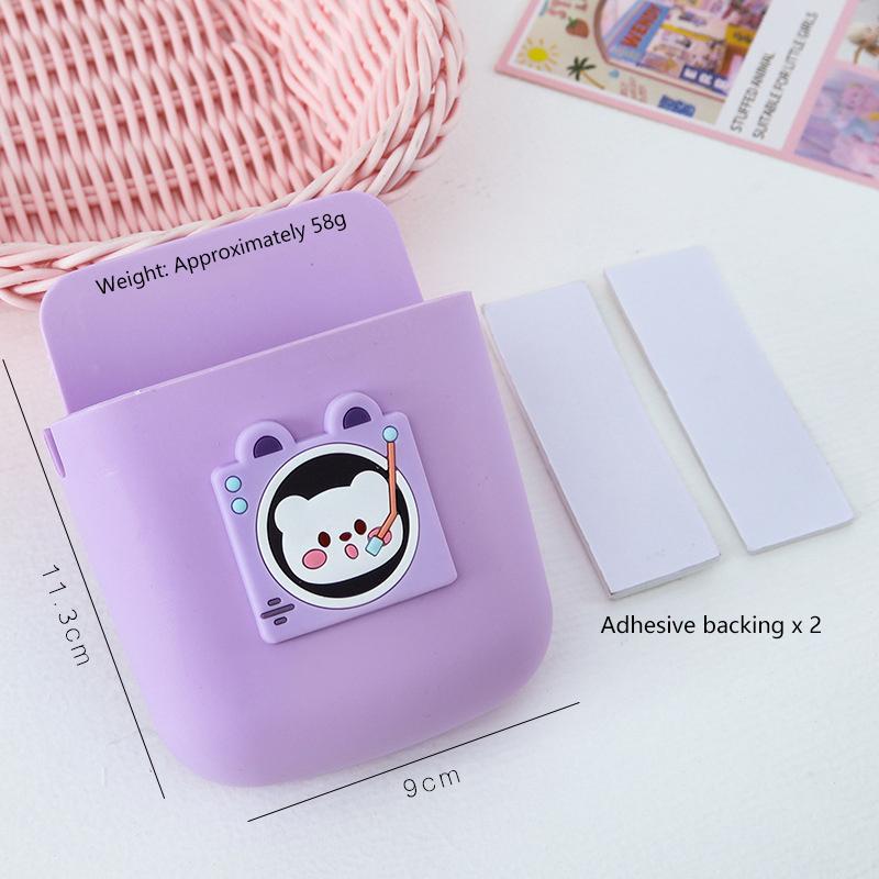 

Мультяшный настенный органайзер, коробка для хранения, настенный держатель для пульта дистанционного управления, мобильного телефона, вилок, подставка, настенная зарядка, многофункциональный